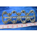 Diamant-Braut-Tiara-Kamm (GWST12-064A)